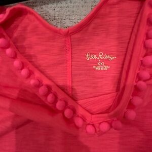 Lilly Pulitzer Gigi tank poms